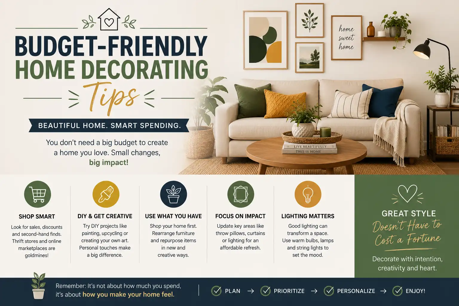 Budget-Friendly Home Decorating Tips