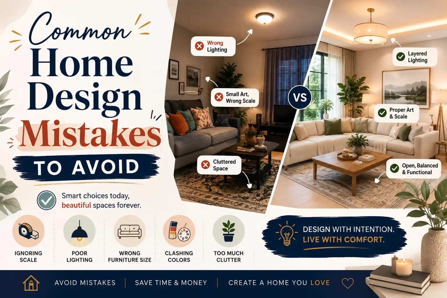 Common Home Design Mistakes to Avoid