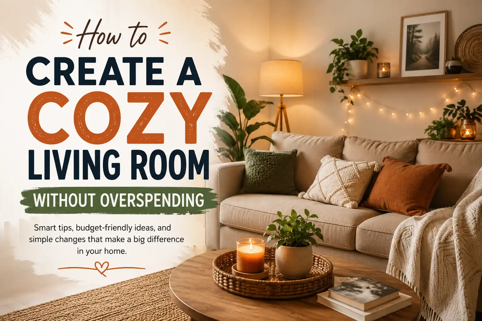 How to Create a Cozy Living Room Without Overspending