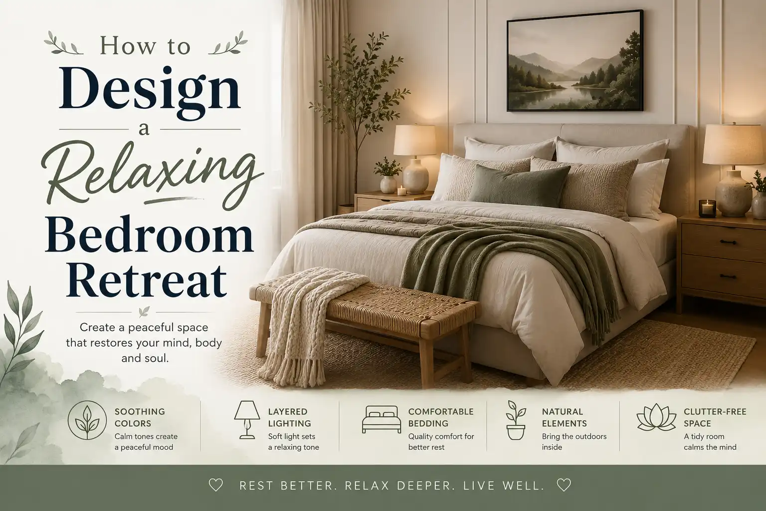 How to Design a Relaxing Bedroom Retreat