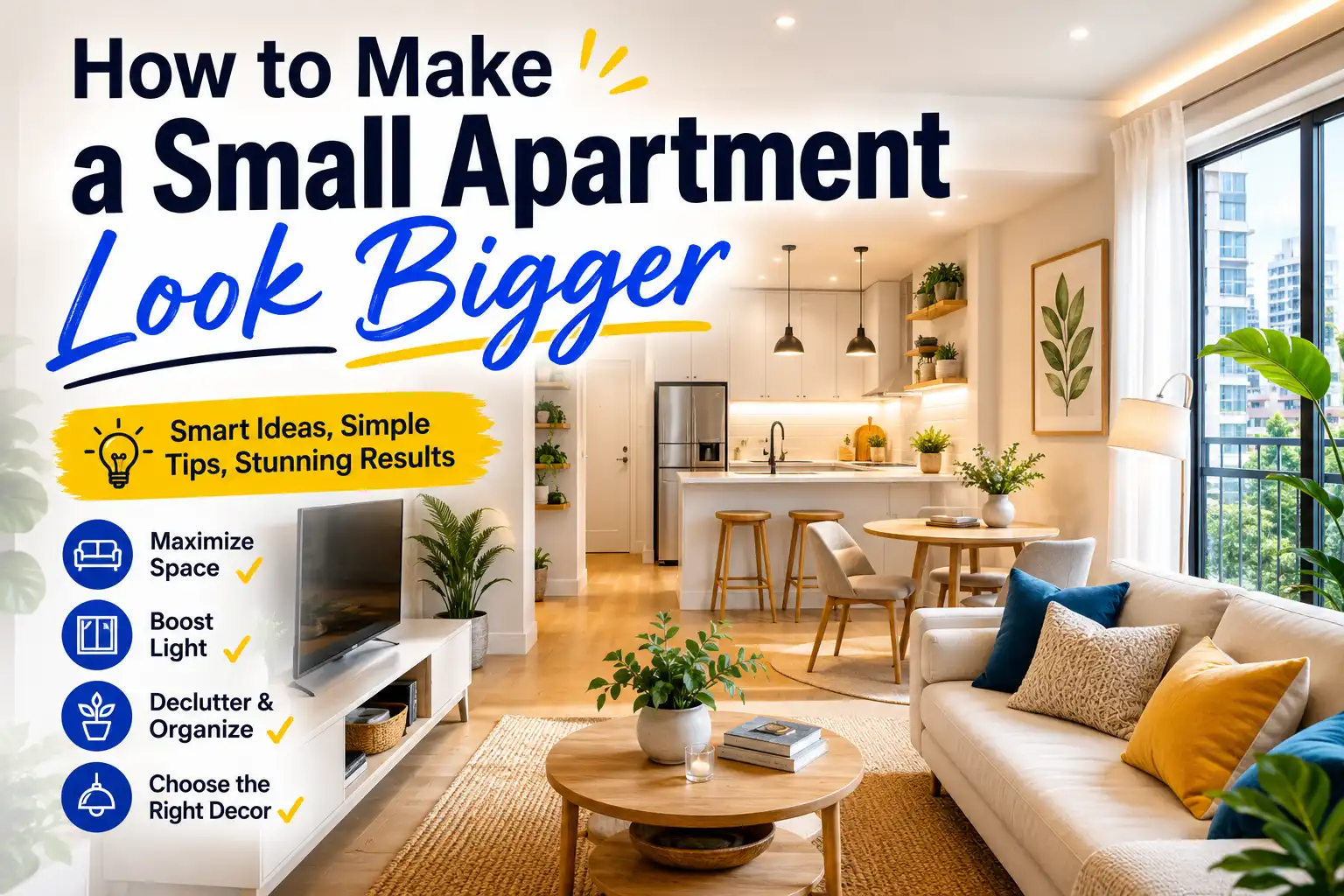 How to Make a Small Apartment Look Bigger