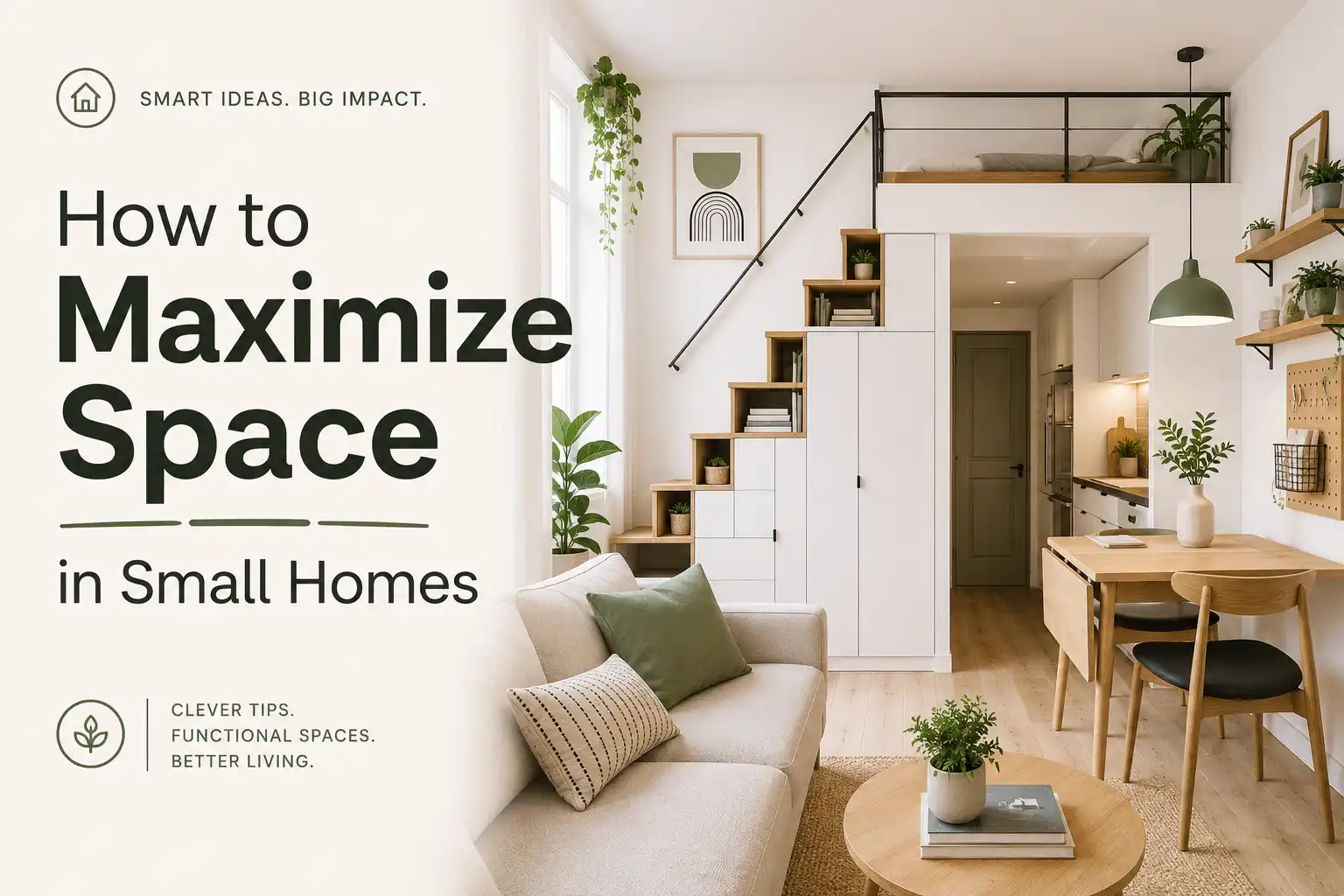 How to Maximize Space in Small Homes