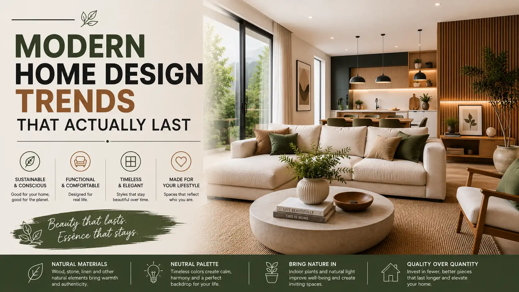 Modern Home Design Trends That Actually Last