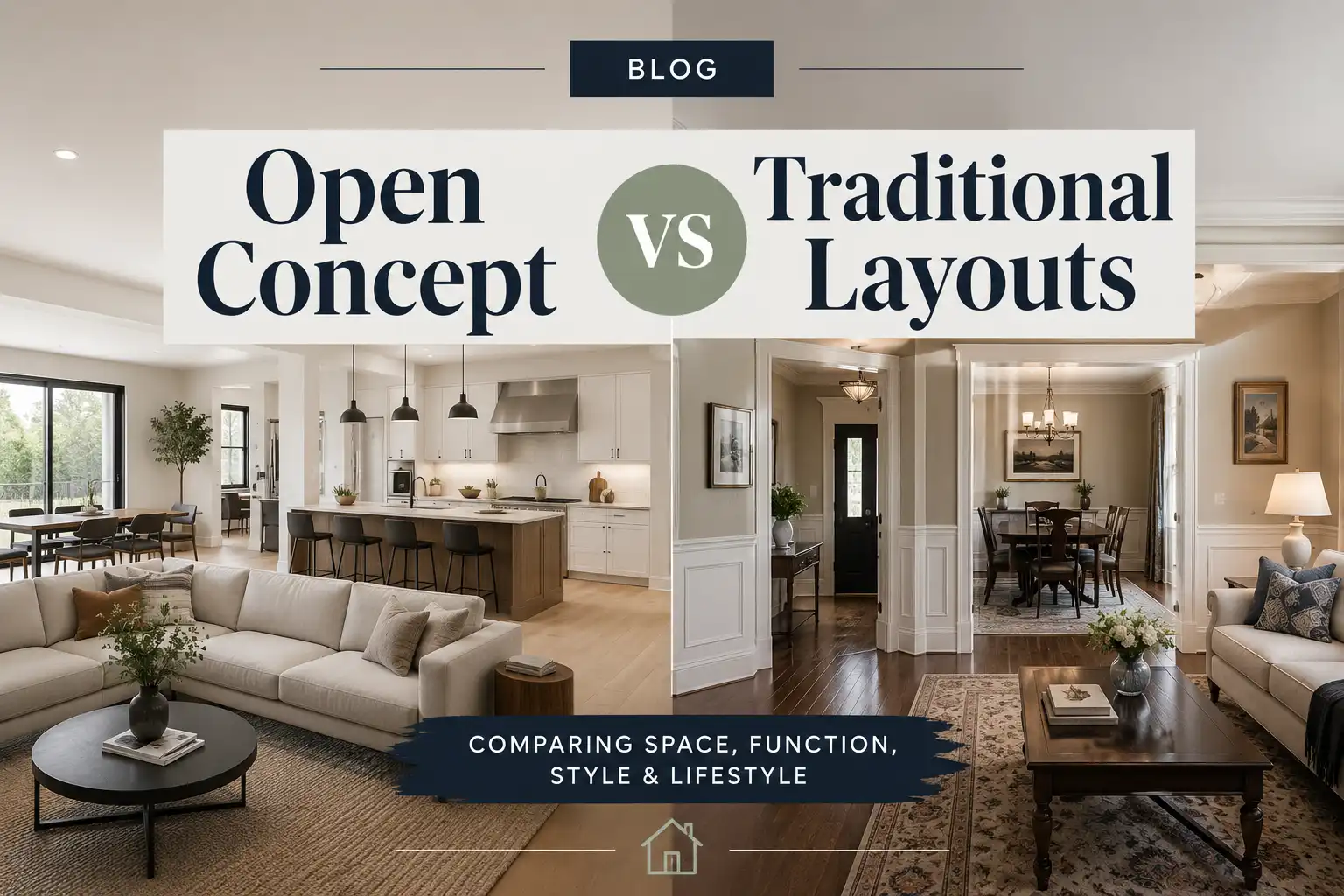 Open Concept vs Traditional Layouts