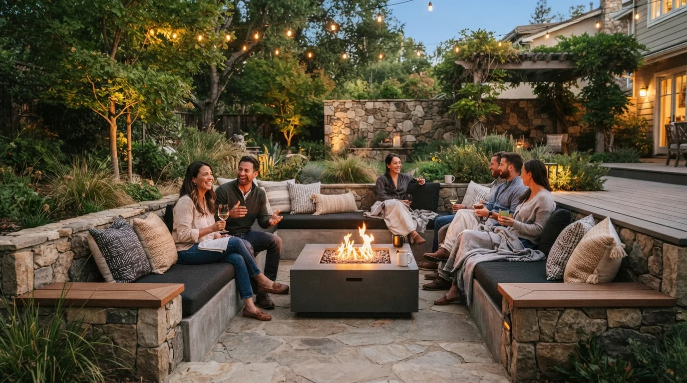How to Build a Cozy Conversation Pit in Your Backyard