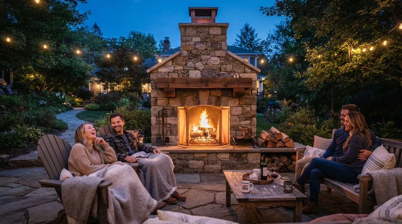 How to Build an Outdoor Fireplace for Maximum Cozy Vibes