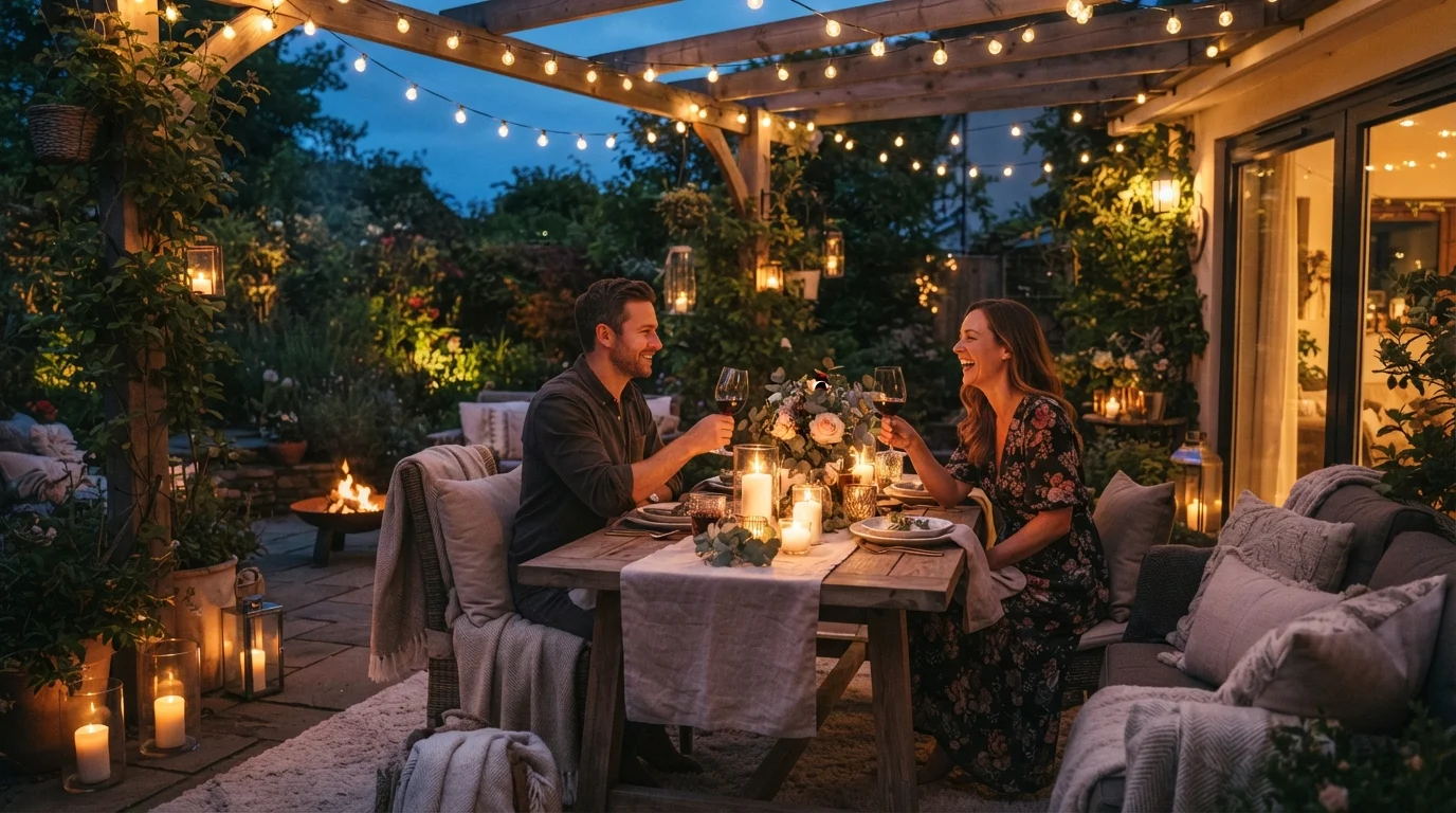 How to Create a Romantic Evening Atmosphere on Your Patio