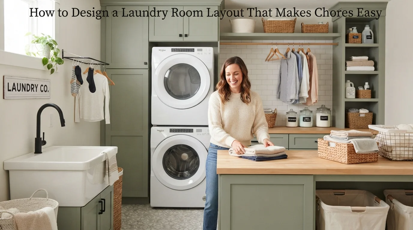 How to Design a Laundry Room Layout That Makes Chores Easy