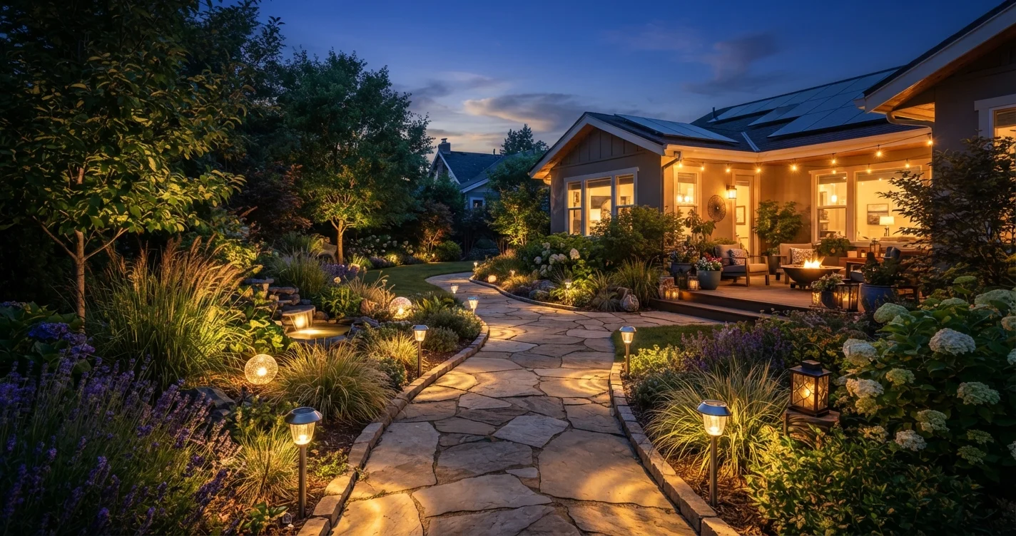 Solar Lighting Landscaping Ideas to Save on Energy Bills